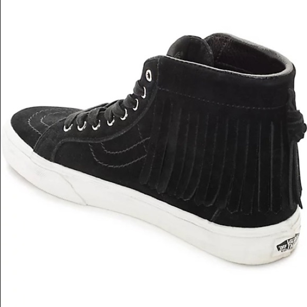 Vans Women’s Sk8-hi Moc Suede With Fringe - Picture 2 of 16
